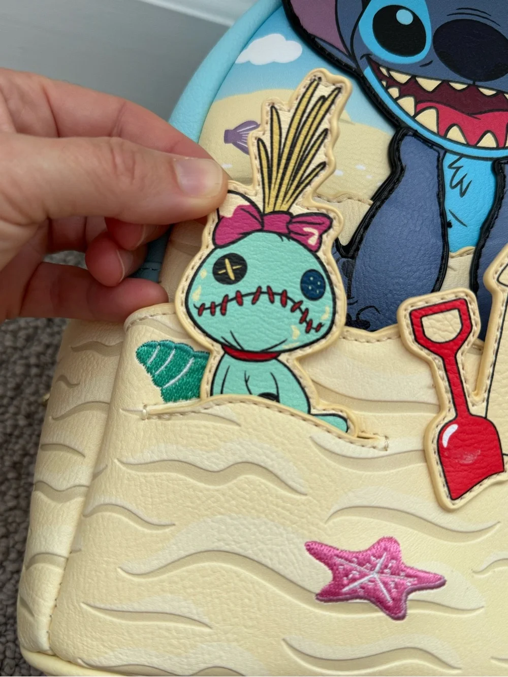 NWOT Disney Parks Loungefly Mini Backpack - Summer Stitch Beach